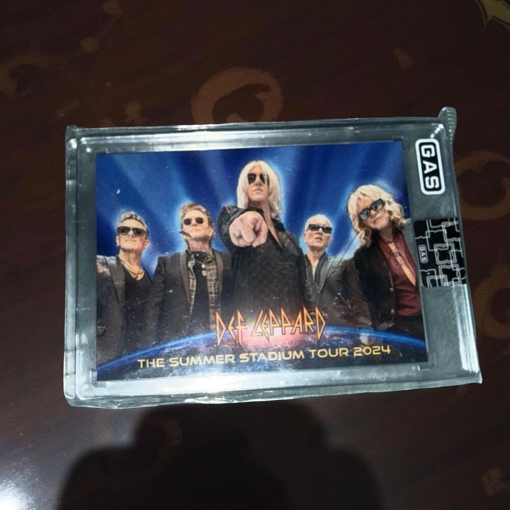 GAS Def Leppard 2024 Summer Stadium Tour Trading Card VIP Exclusive MINT Sealed